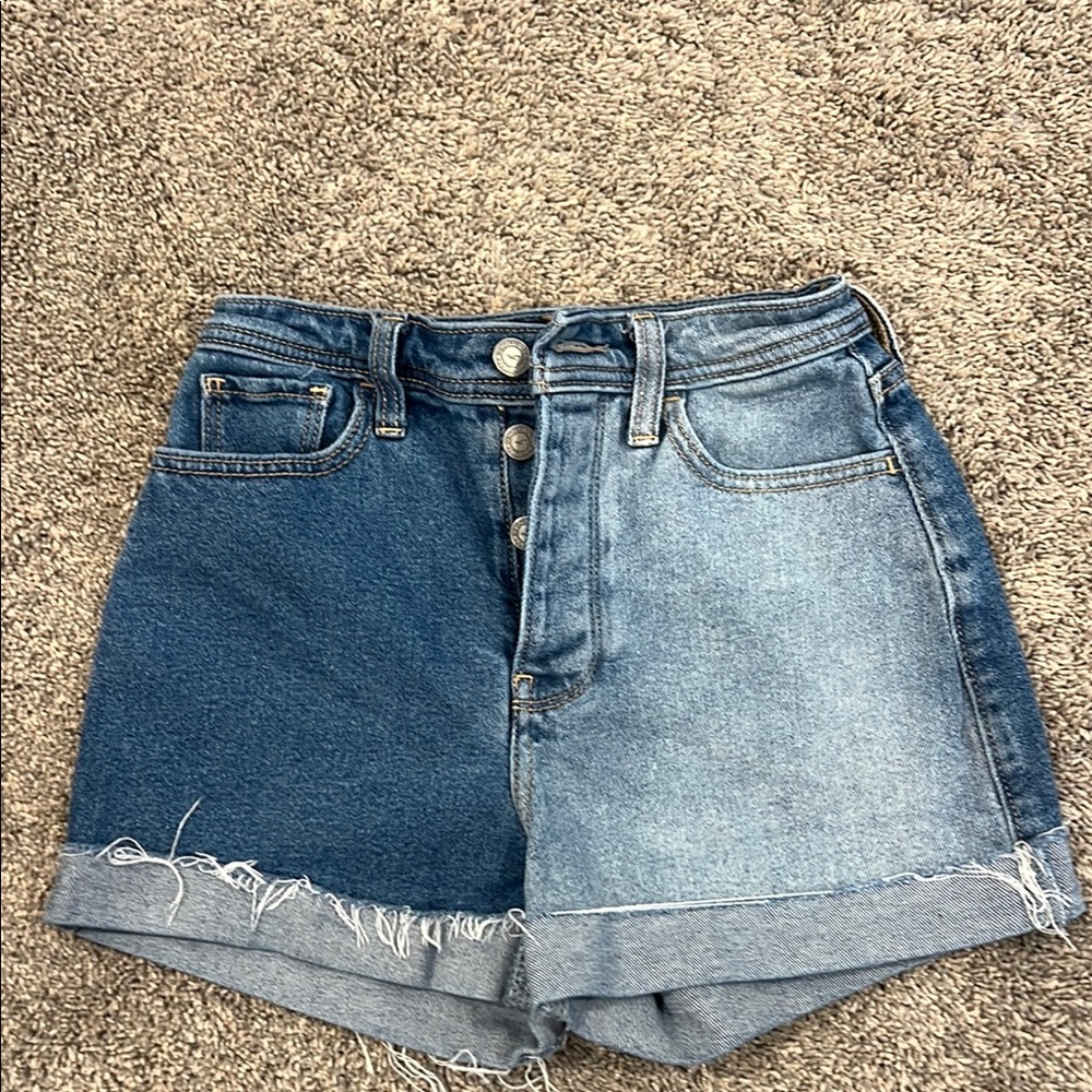 Hollister Blue Jean Shorts Casual Denim
